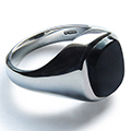 Onyx Signet Rings