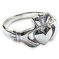 9ct Solid Gold Stamped Claddagh Rings