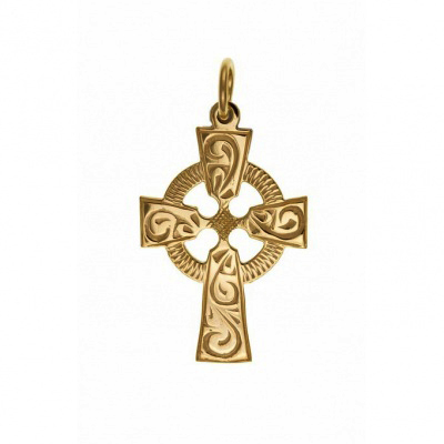 9ct Gold Celtic Cross