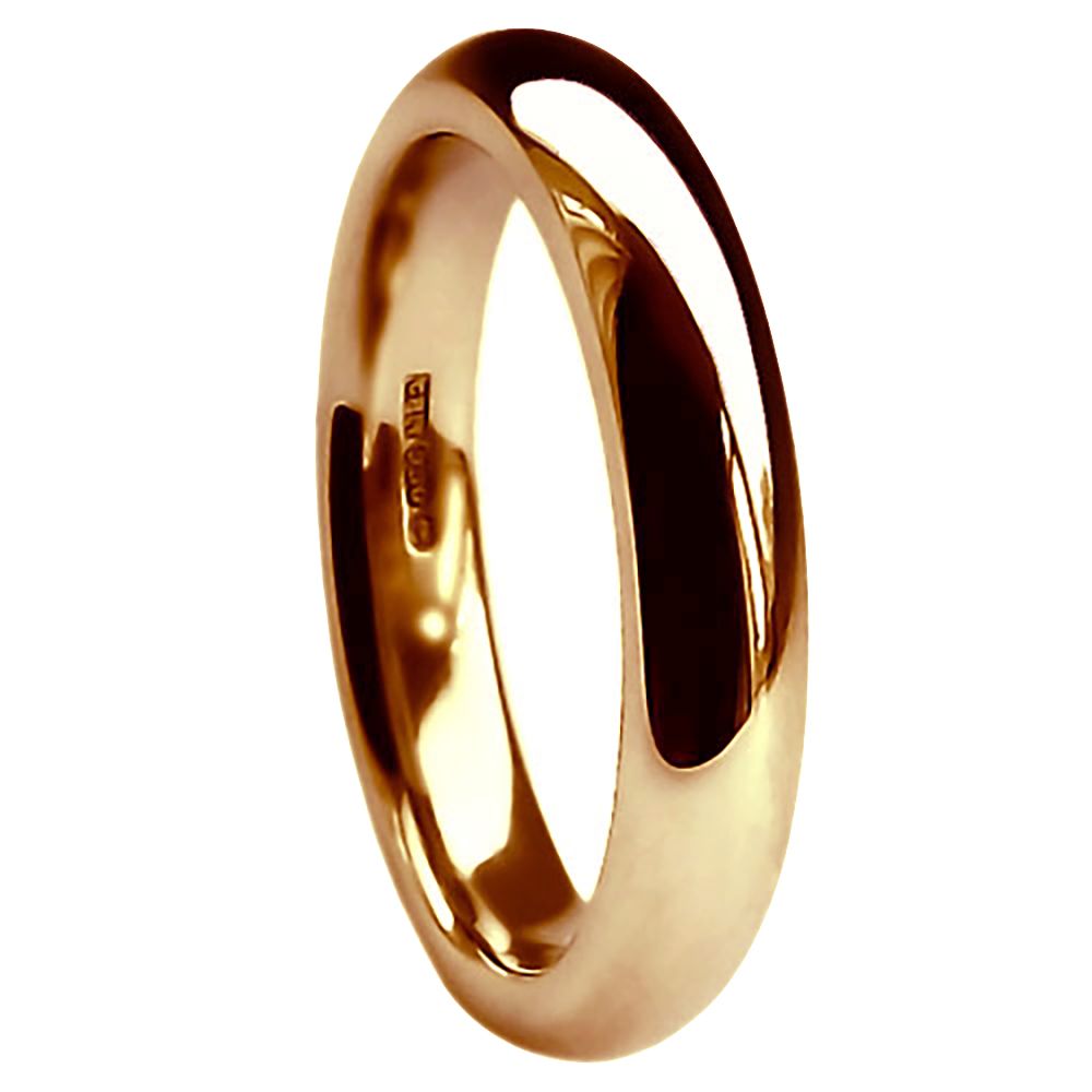 5mm 9ct Yellow Gold Extra Heavy Court Comfort Wedding Rings Bands