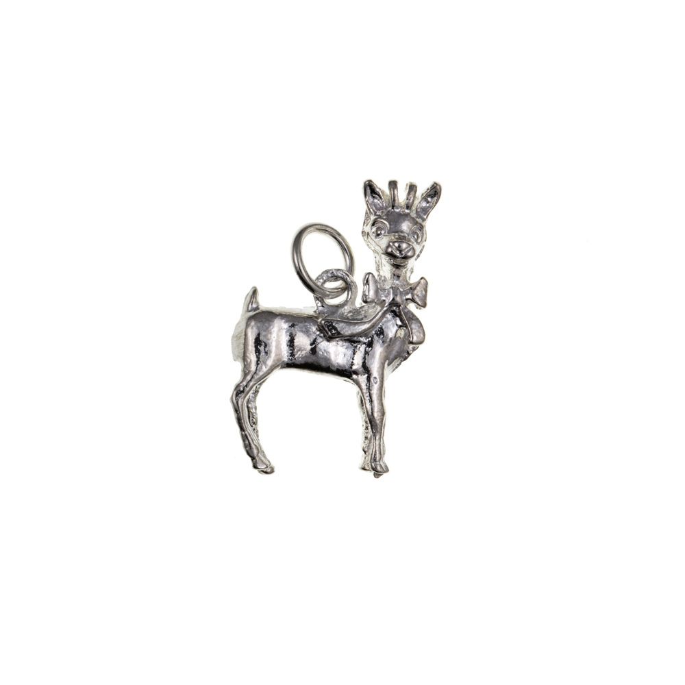 925 Sterling Silver Bambi Deer Charm