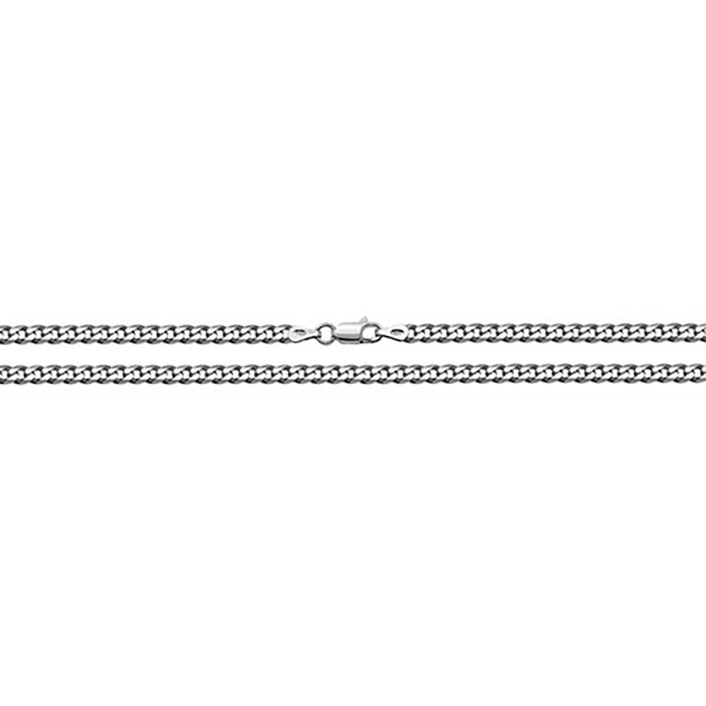 925 Solid Sterling Silver Men's 4mm Unisex Curb Chain